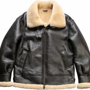 A-2 Black Bomber Leather Jacket