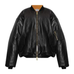 Men’s Vetements Oversized Leather Jacket